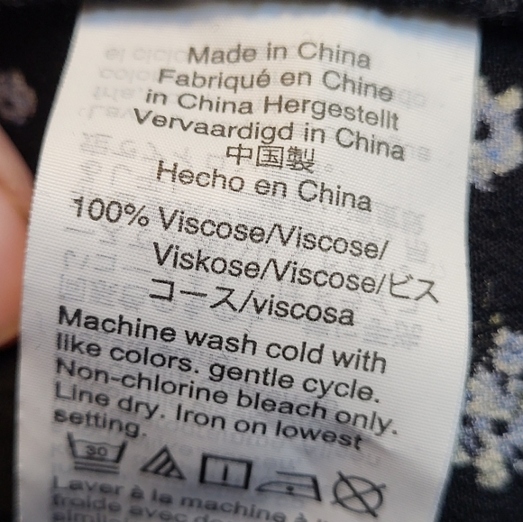 Madewell Black Ruffle-Sleeve Tie-Waist Jumpsuit in Baby's Breath - Size XS - Picture 6 of 6